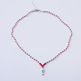 Silver red fish - שרשרת דג אדומה image 1