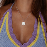 SUN COIN 🌞 שרשרת חוליות תליון שמש מטבע image 1