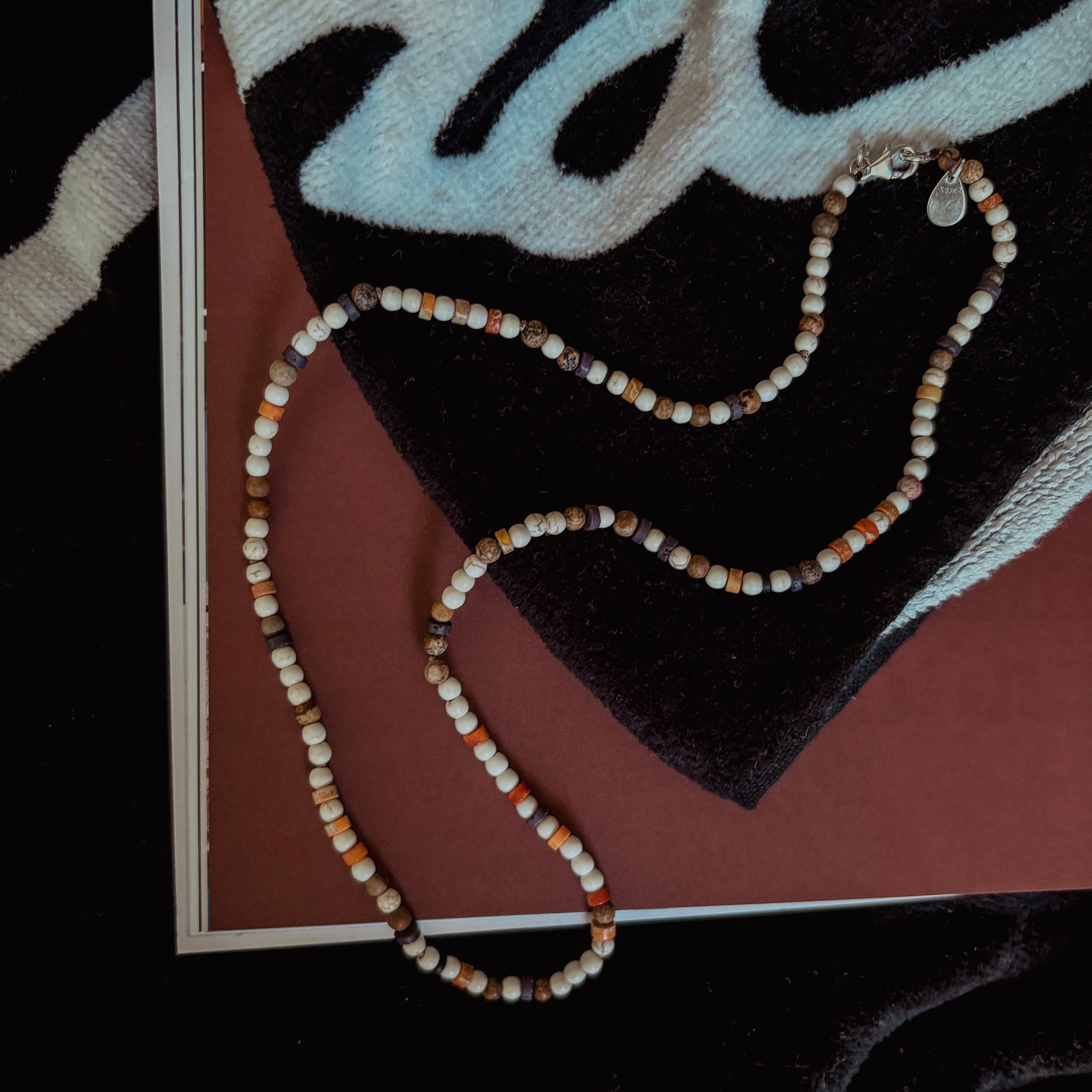 MARK NECKLACE 🔥 שרשרת אבני חן  image 0