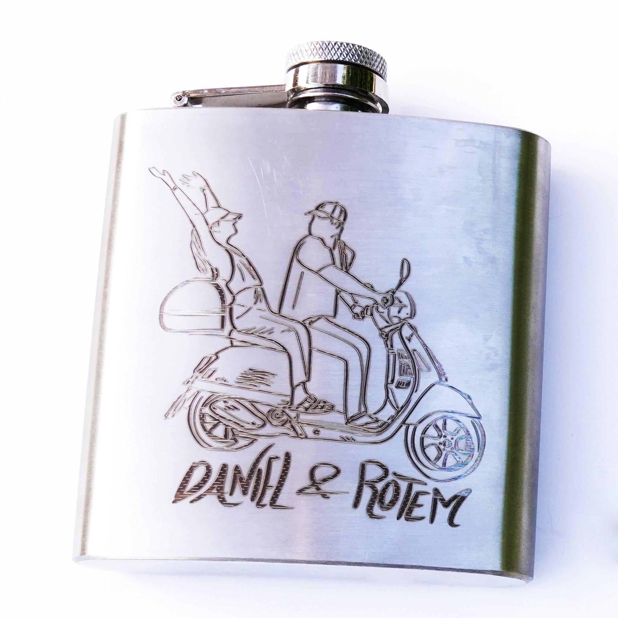 Flask  פלאסק חריטה אישית image 3