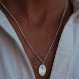 70’s surf - שרשרת כסף 925 גורמט תליון גלישה image 1