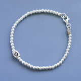 Silver turtle bracelet