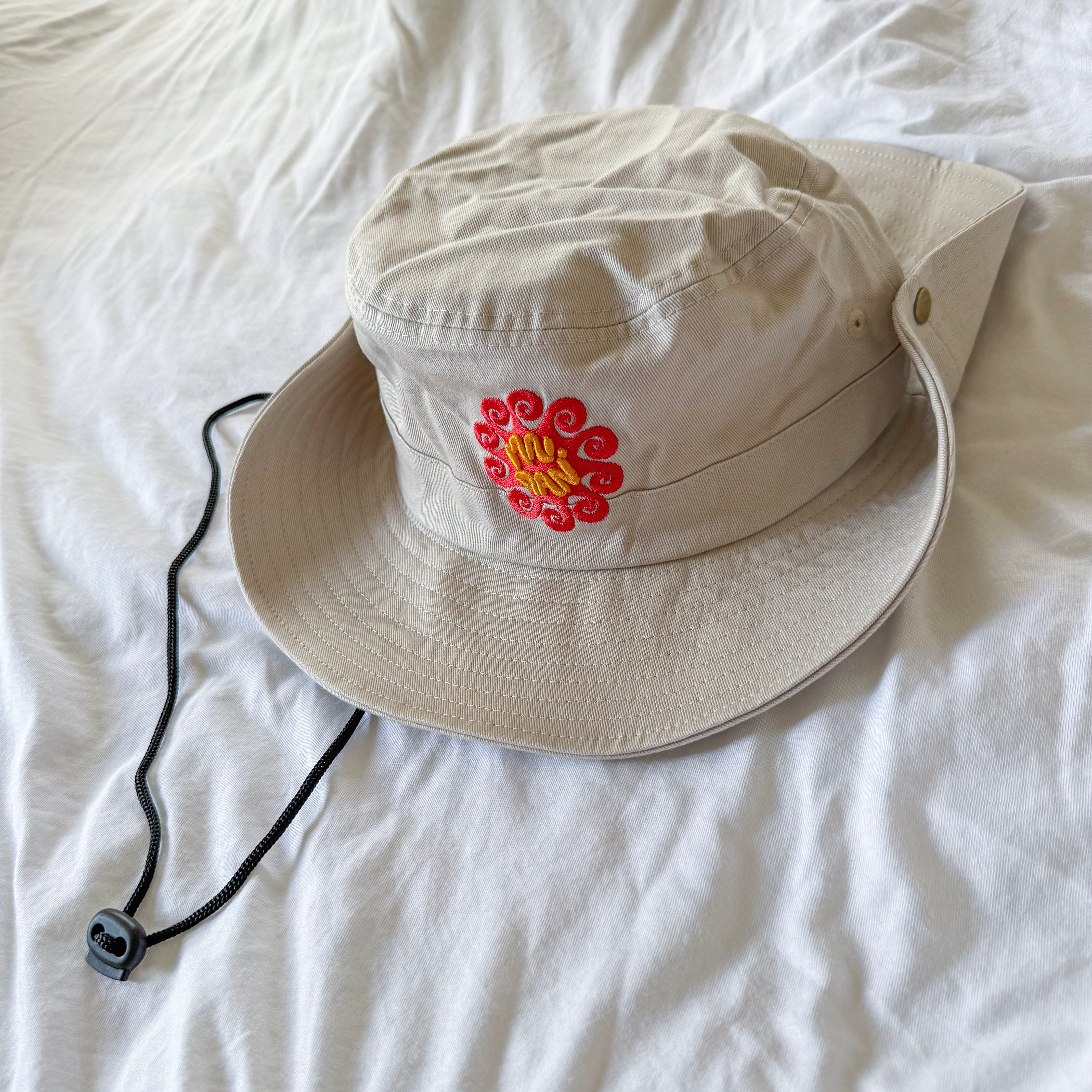SUN bucket hat 🌞 כובע רחב שוליים שמש רקומה  image 0