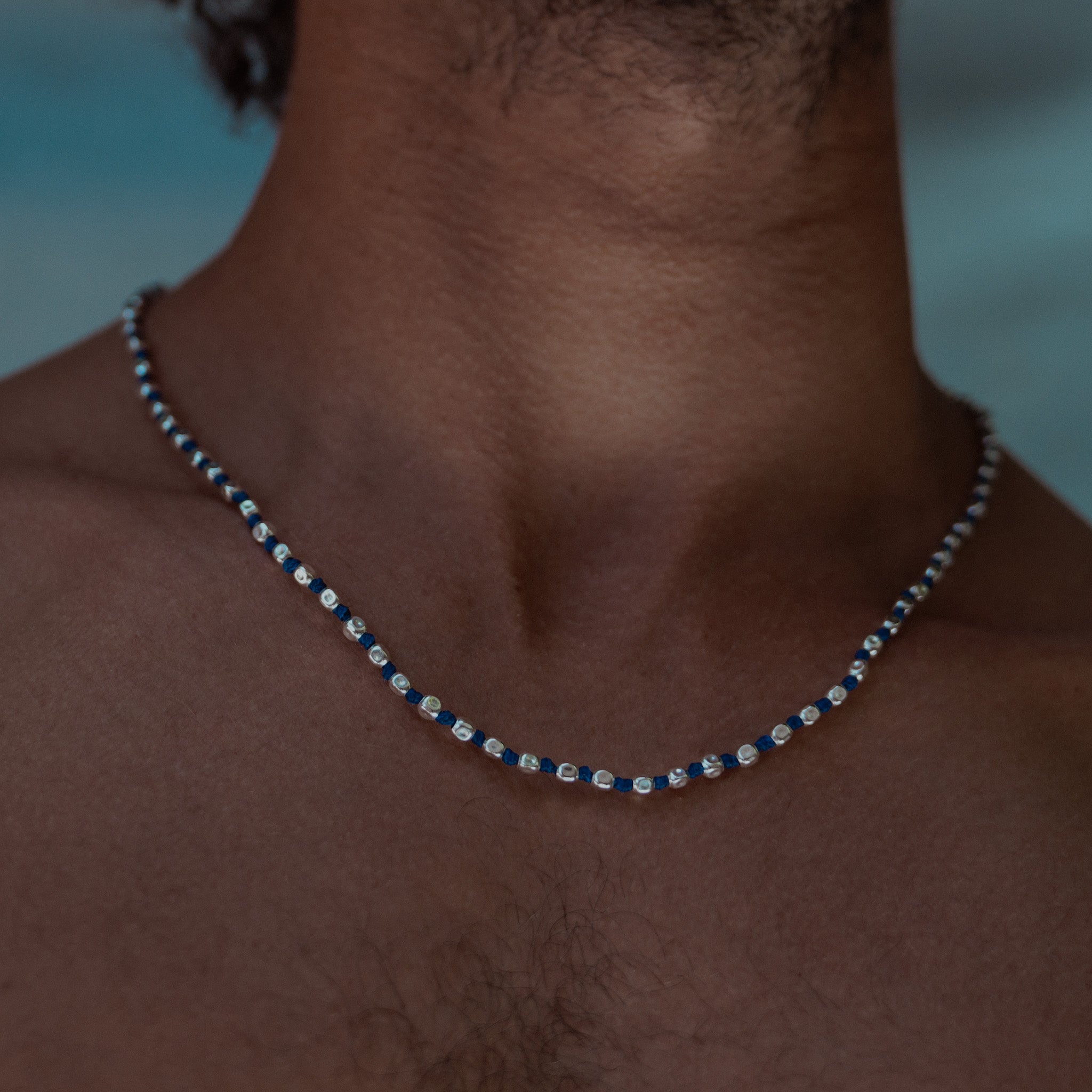 Pure silver necklace