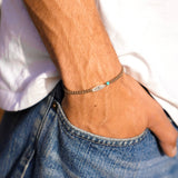 גלשן חום סרוג - Wave surfboard bracelet 💧 image 0