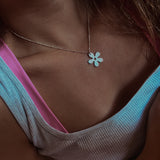 Under the sea flower -  שרשרת תליון פרח  image 1