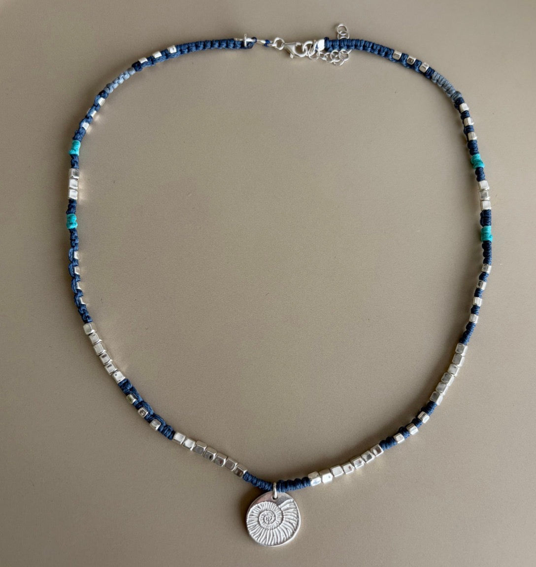 Blue ammonite