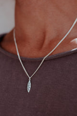 Mini sun surfboard necklace
