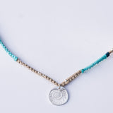 Summer ammonite - שרשרת סרוגה אמונייט image 0