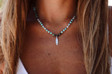 ADI NECKLACE 💧 שרשרת אבני חן גלשן גלים image 0