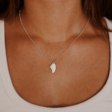Baby fin שרשרת כסף תליון חרב גלשן קטן image 2