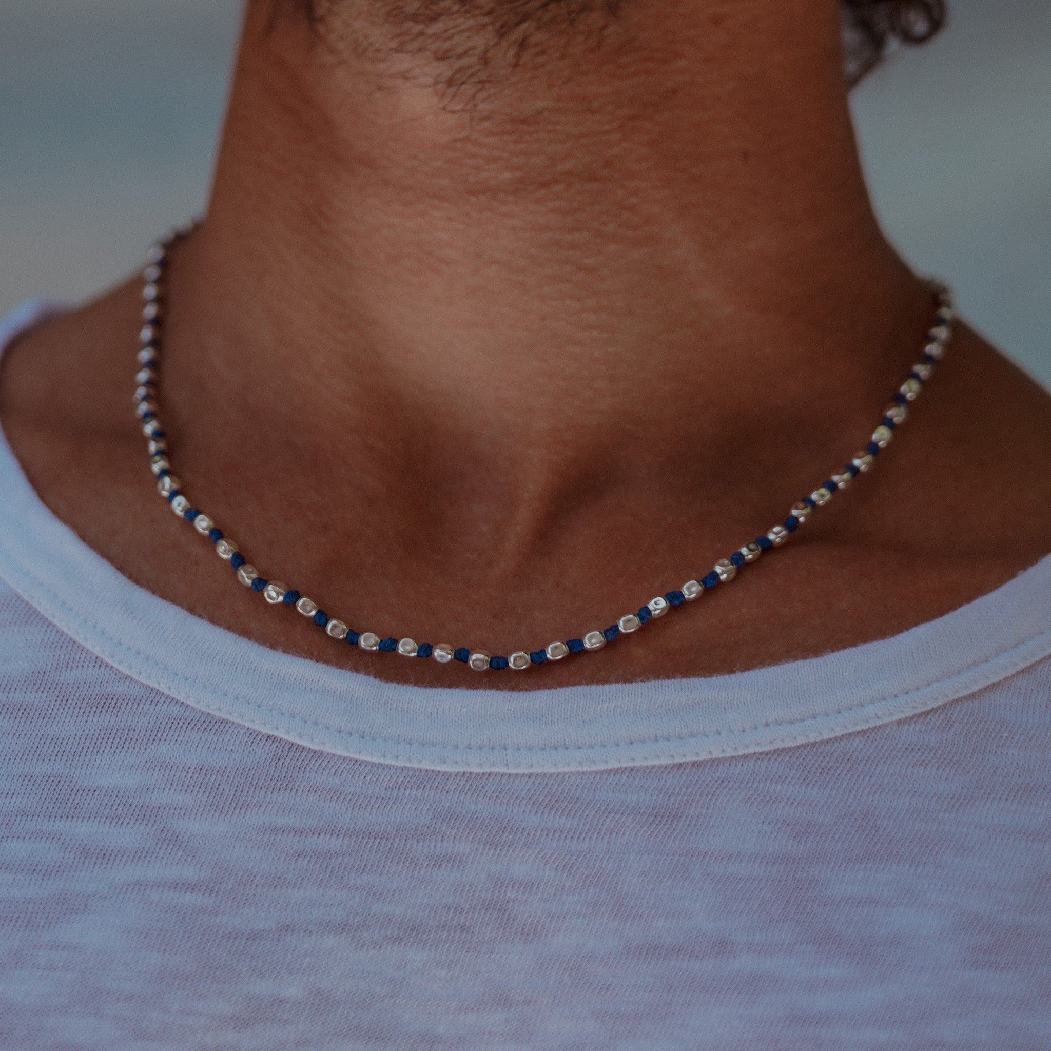Pure silver necklace