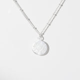 Simple sun - שרשרת כסף תליון שמש 925 image 0