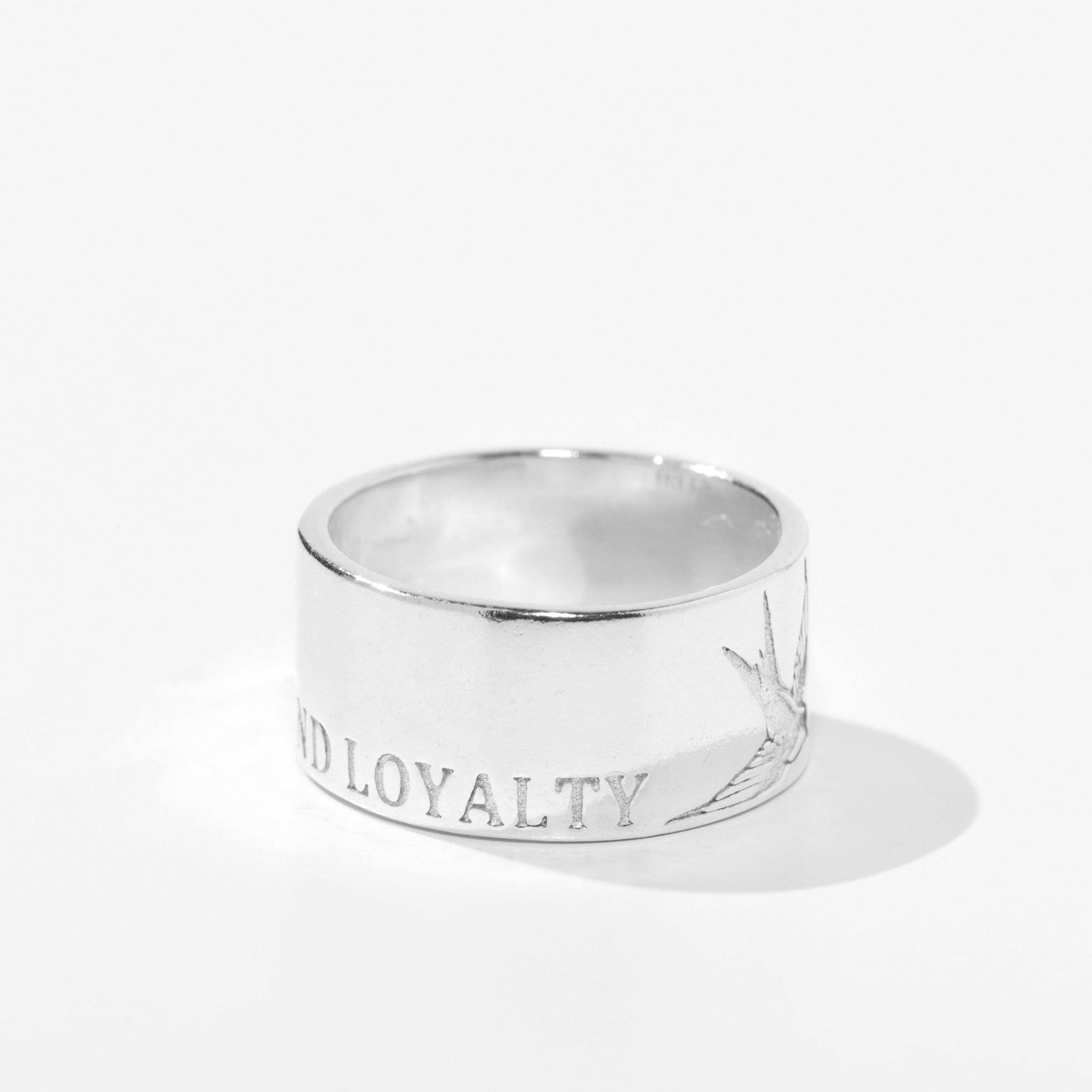swallow ring - טבעת כסף 925 סנונית  image 4