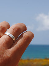 🤍 OCEAN LOVER טבעת כסף image 1
