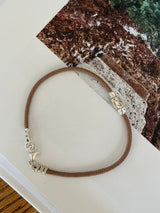 Brown manta ray bracelet