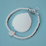 Silver ammonite - צמיד חרוזי כסף 925 אמונייט image 1