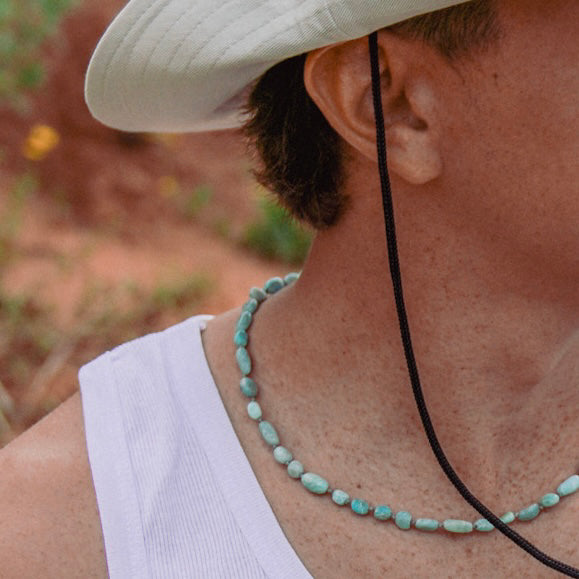 amazonite  - שרשרת אמזונייט  image 1