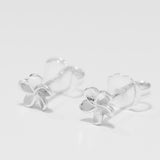 Plumeria flower earrings image 1