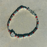 Red ammonite bracelet