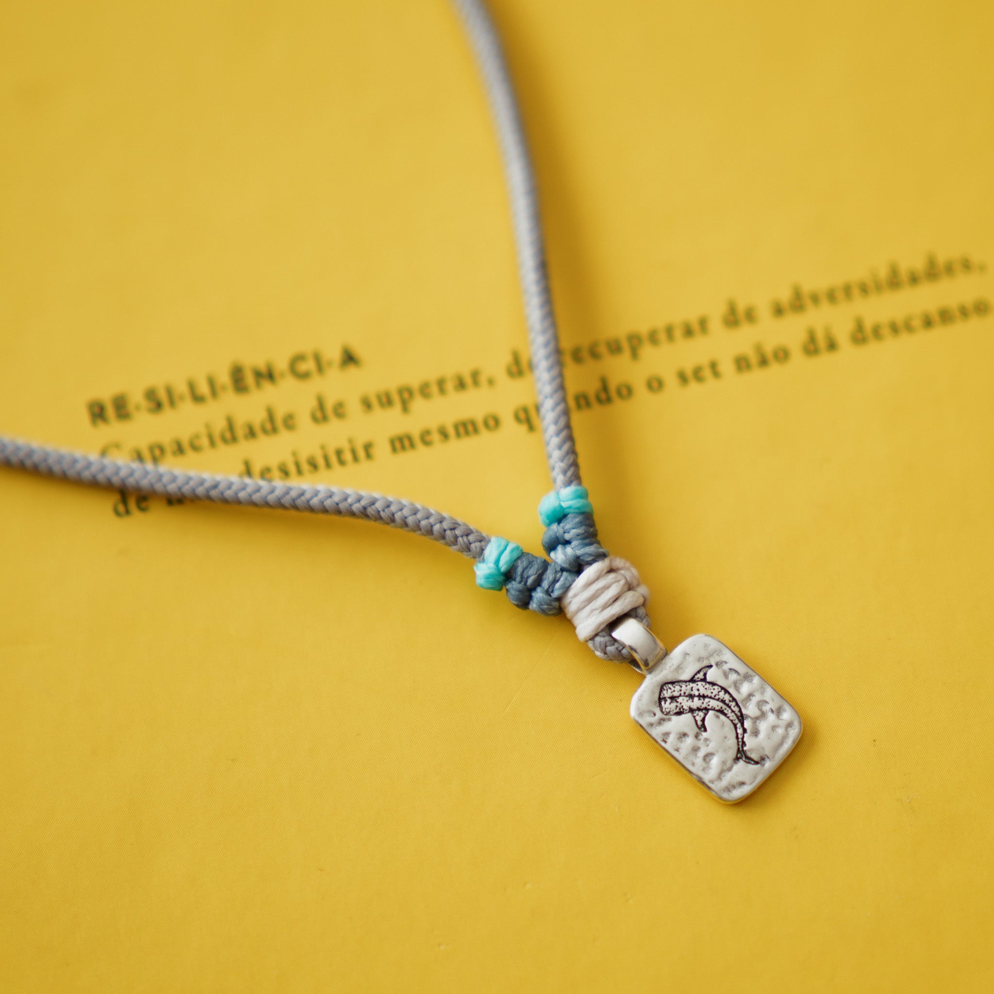 Whale shark rope necklace