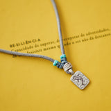 Whale shark rope necklace