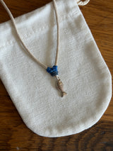 One blue fish