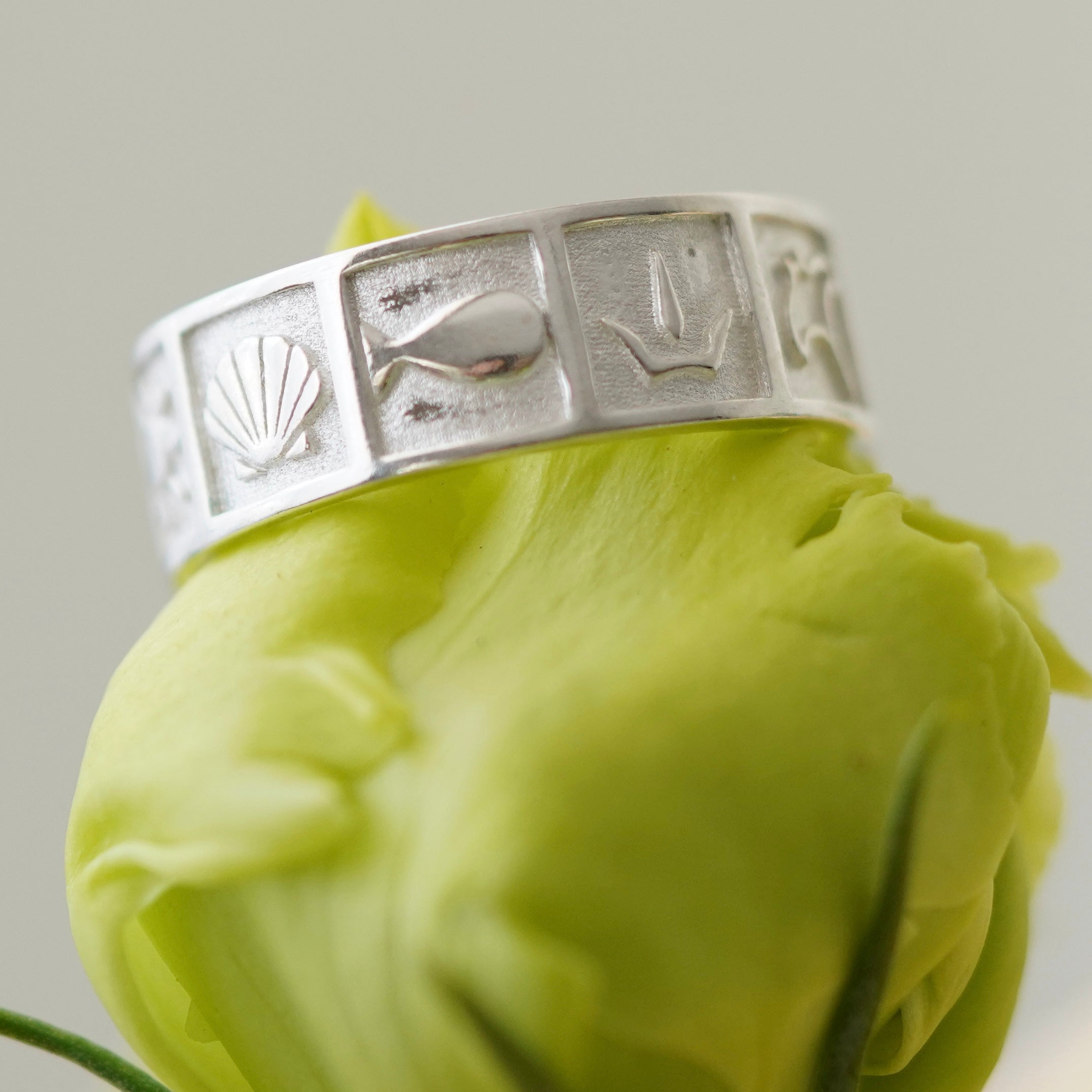The 4 sided ring 🌼🌞🌊🐚 - טבעת בעלת 4 צלעות