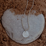 Ammonite - שרשרת כסף חוליות תליון אמונייט image 3