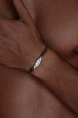 Wave macrame צמיד מקרמה תליון גל image 0