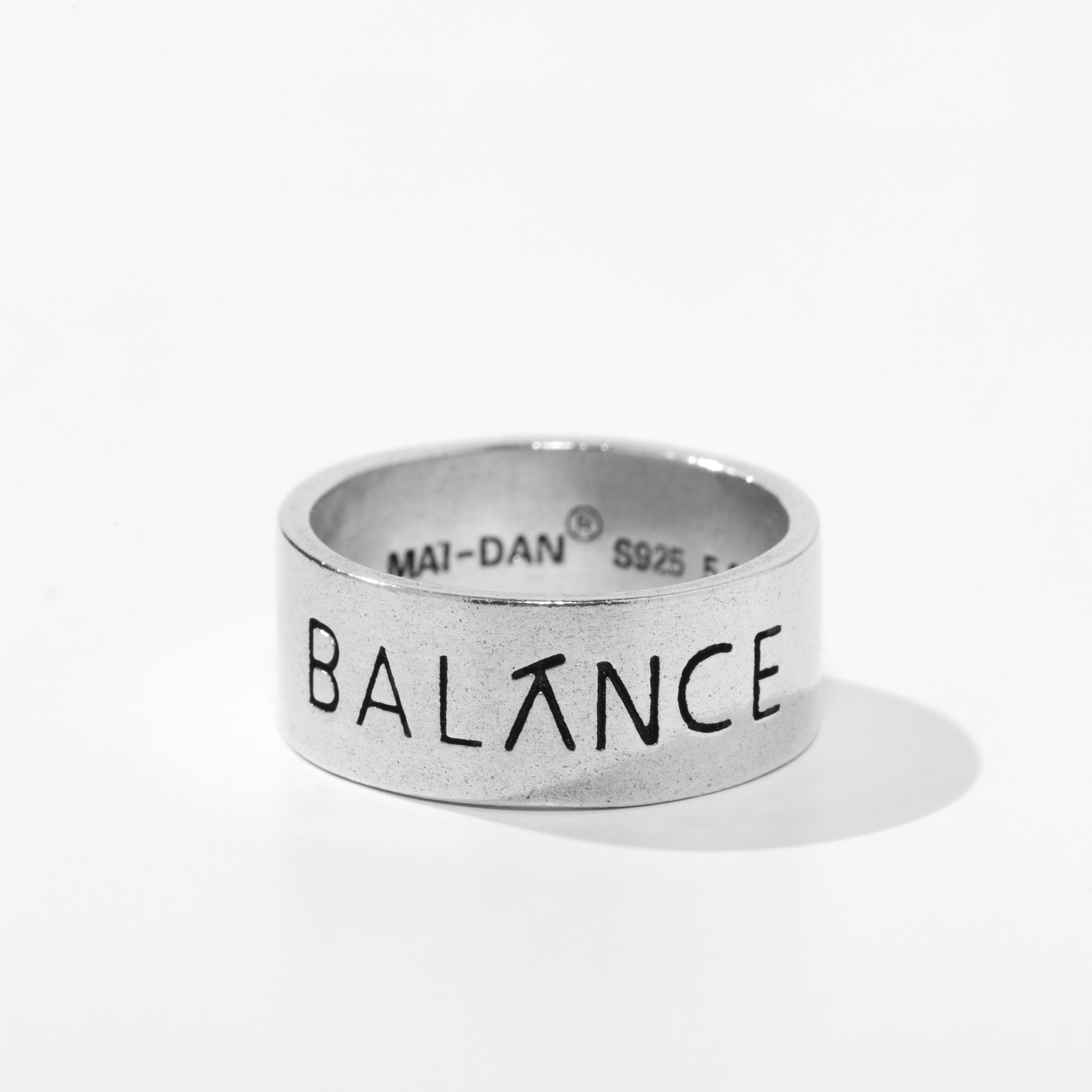 BALANCE - טבעת כסף 925 image 0