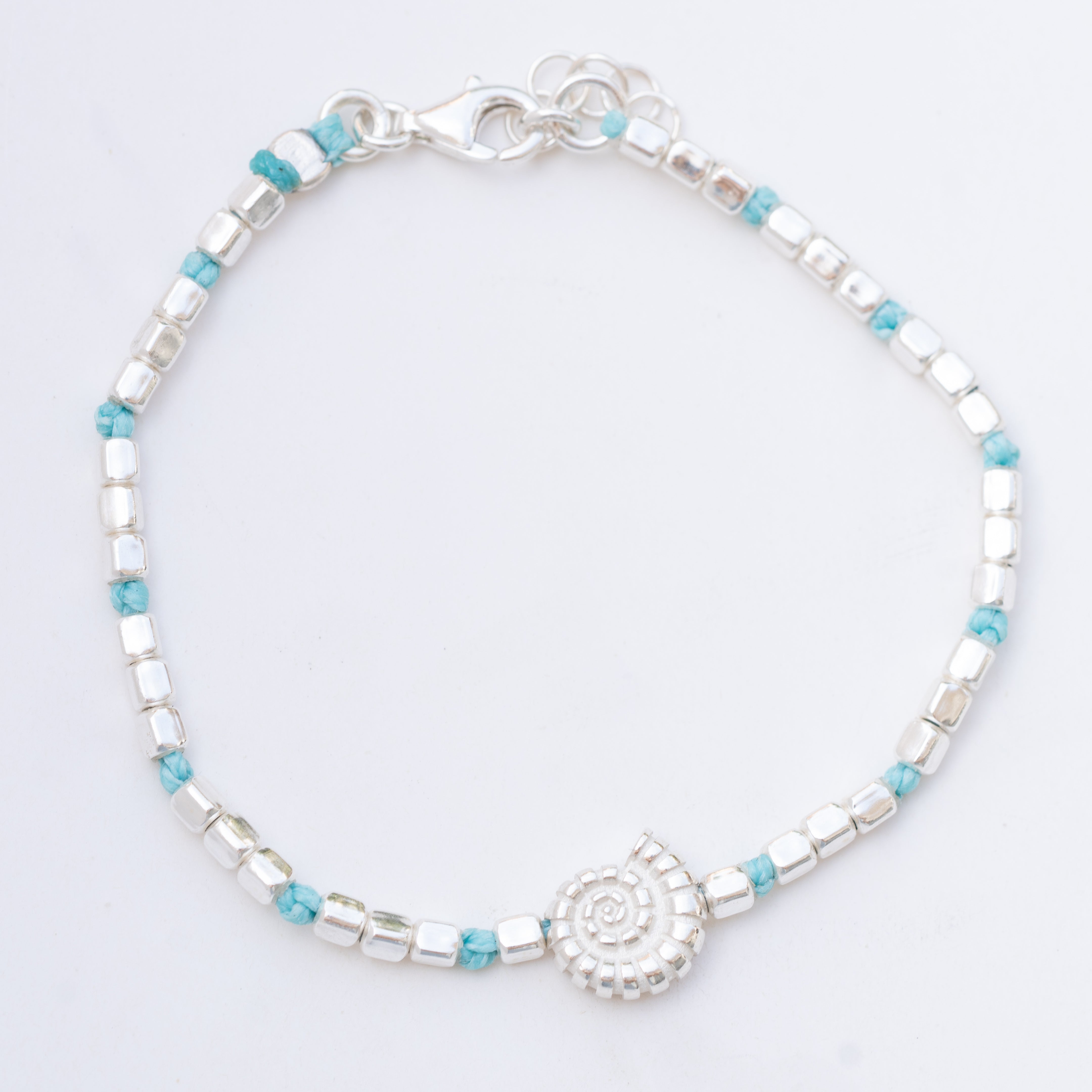 Ammonite drop - צמיד אמונייט תכלת   image 0