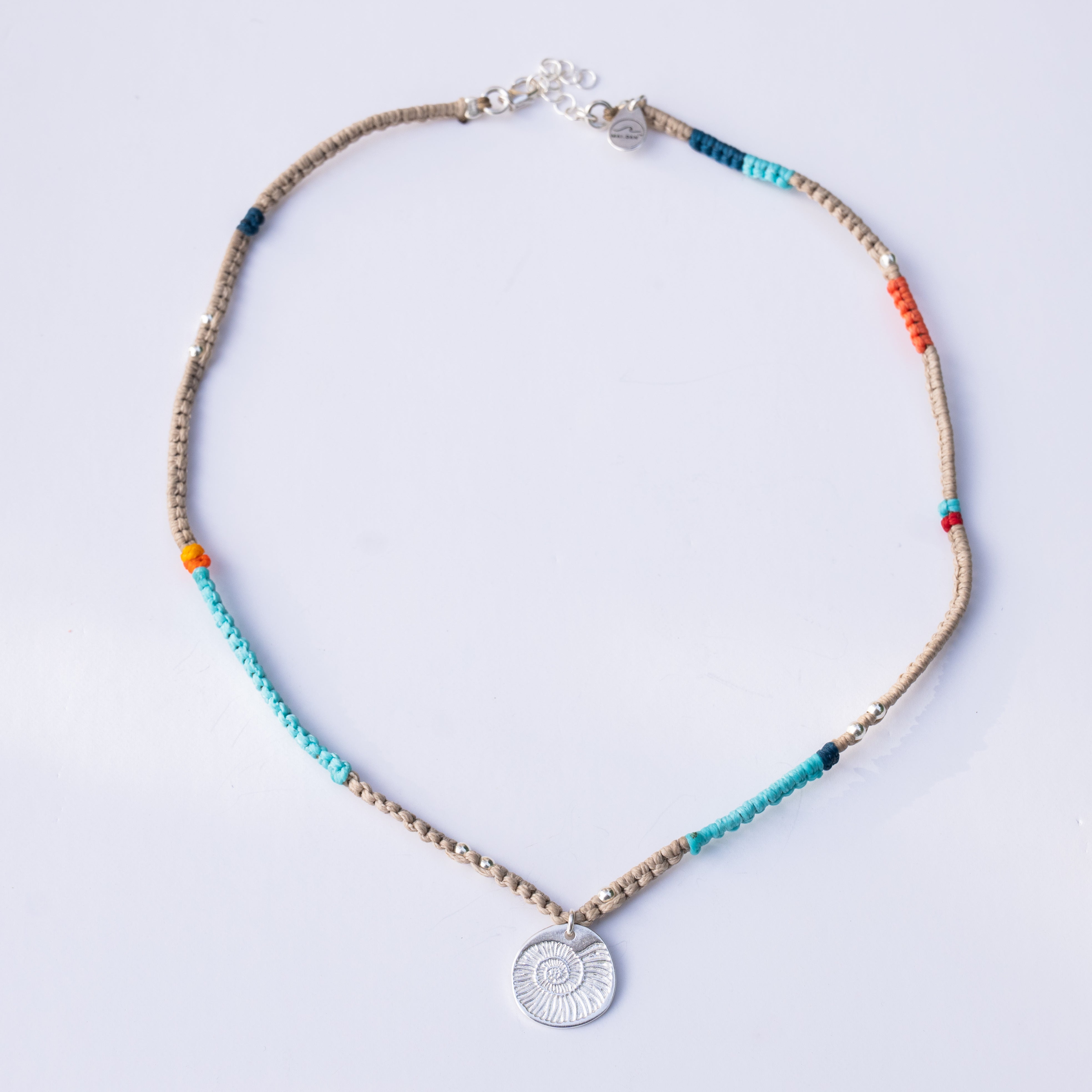 Summer ammonite - שרשרת סרוגה אמונייט image 1