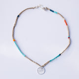 Summer ammonite - שרשרת סרוגה אמונייט image 1